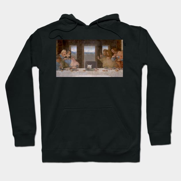 The Last supper CAT meme Hoodie by thedoomseed